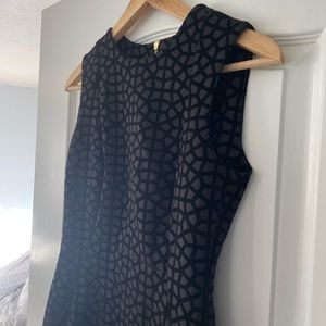 Calvin Klein zip black dress